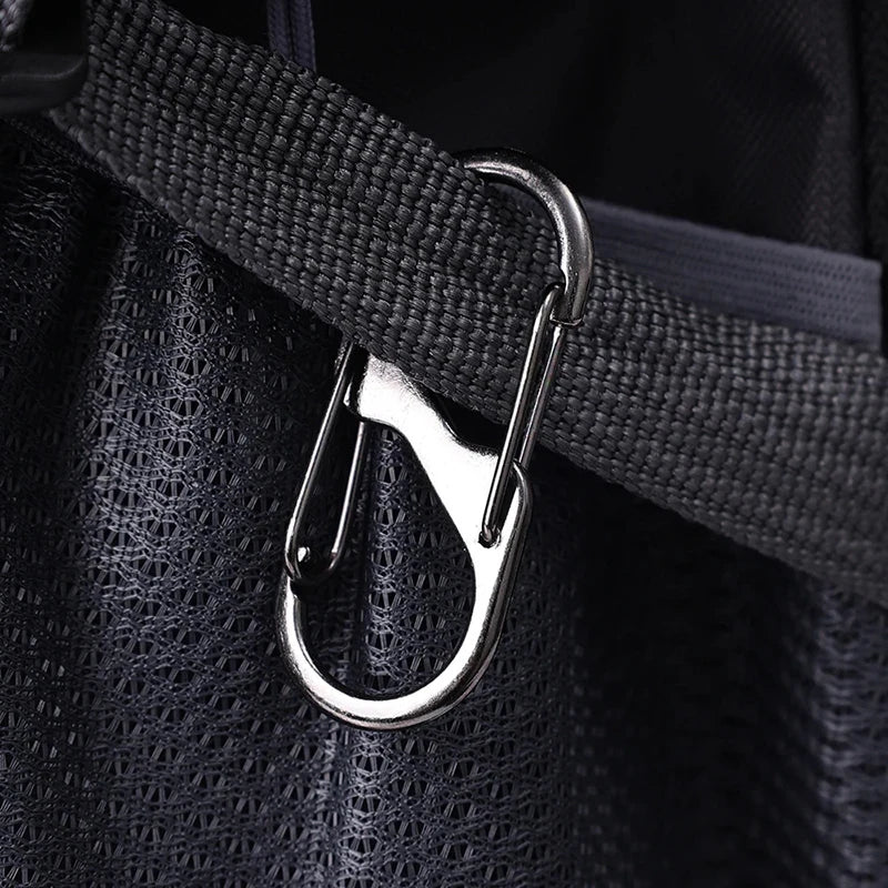 5PCS Tactical S-Type Carabiner Hooks – Mini Aluminum Keychain Clips for Camping & Hiking